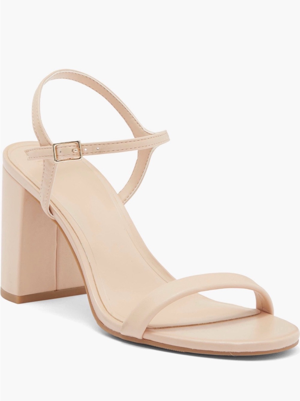 Nordstrom Block Heel Sandal in Nude